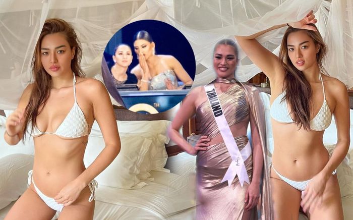 Hoa hậu Hoàn vũ Thái Lan 'rửa phèn' với vòng eo thắt đáy lưng ong: Sao lúc đi thi chị không đẹp thế này?