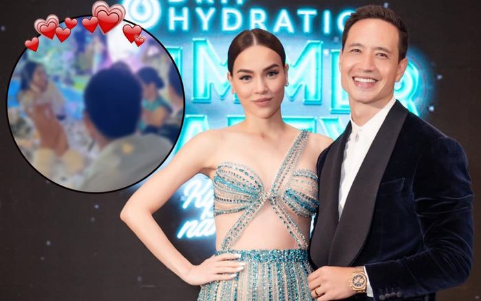 Bắt gặp ánh mắt và hành động đầy tình cảm của Kim Lý khi theo dõi phần trình diễn của Hồ Ngọc Hà