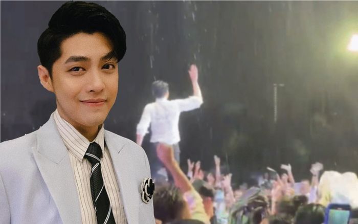 Noo Phước Thịnh 'đội mưa' biểu diễn cực sung, giọng hát lẫn body thế này hỏi sao fan không đổ gục!