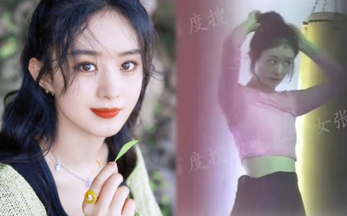 Sốc: Triệu Lệ Dĩnh bị paparazzi chui vào ngăn tủ chụp trộm khi đang tập luyện