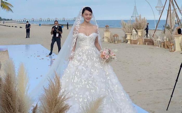 Soi cận visual đẹp miễn chê của cô dâu Minh Hằng, khung ảnh hiếm hoi lộ diện chú rể