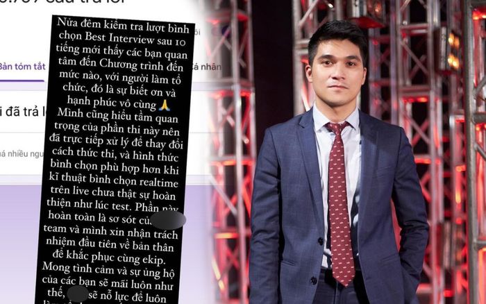 Phần thi hoa hậu bị nhầm lẫn kết quả bình chọn, CEO Bảo Hoàng lên tiếng xin lỗi giữa đêm