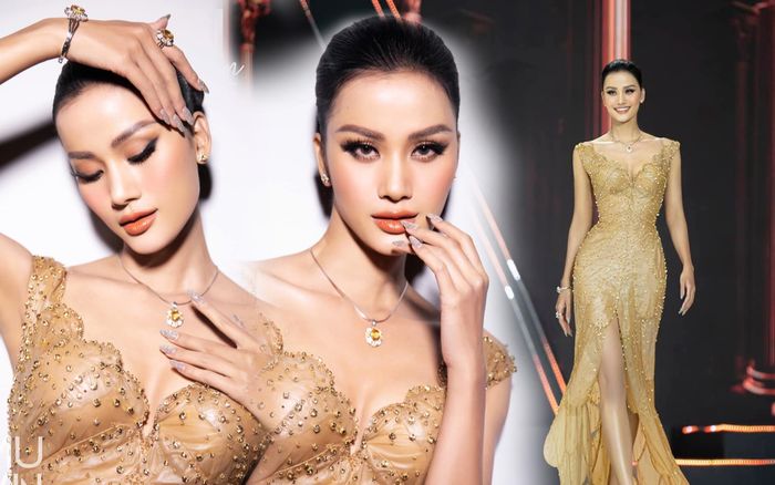 Hương Ly bùng nổ trong đêm bán kết với chiếc váy từ giấm, fan quốc tế khẳng định đây là hoa hậu