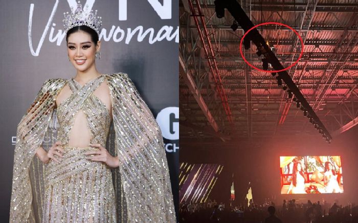 Trước giờ lên sóng, chung kết Hoa hậu Hoàn vũ Việt Nam gặp sự cố cháy, khán giả buộc phải di dời