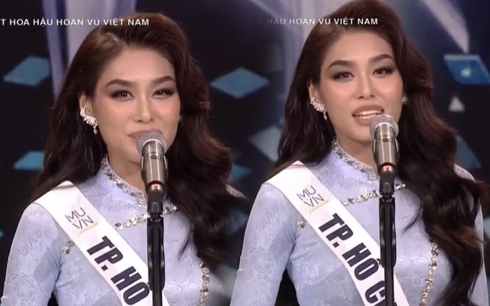 Thảo Nhi Lê hùng biện: 'Tôi là con gái Việt Nam', fan la bể khán đài, kêu gọi ụp crown