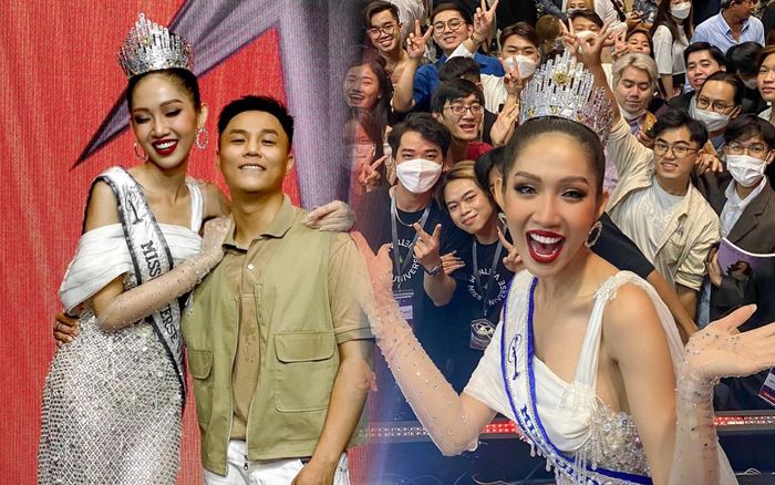 Đỗ Nhật Hà đội vương miện, đeo sash như đăng quang hoa hậu, netizen bày tỏ thái độ thất vọng