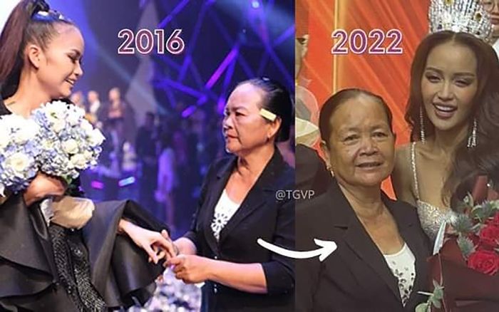 Hoa hậu Ngọc Châu nói gì về việc mẹ diện một bộ đồ trong hai lần con gái đăng quang?