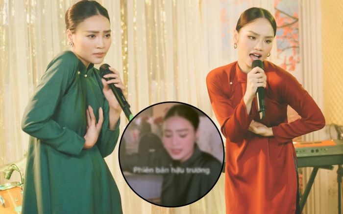 Ninh Dương Lan Ngọc hát 'Vì mẹ anh bắt chia tay' sau hậu trường: Liệu có 'lầy lội' như trong MV?