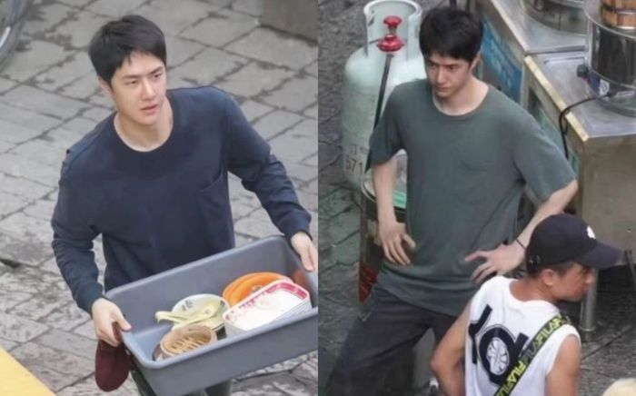 Lộ tạo hình nhân viên chạy bàn của Vương Nhất Bác trong phim mới, bình dị mà đẹp không góc chết