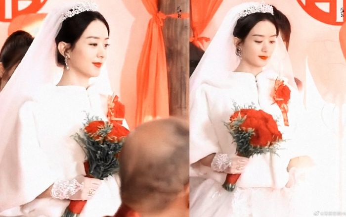 Triệu Lệ Dĩnh xinh hút hồn trong tạo hình váy cưới nhưng không bằng Lưu Diệc Phi?