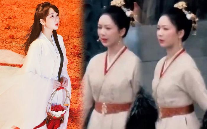 Dương Tử lộ thân hình kém thon gọn trên phim trường Trường Tương Tư khác hẳn ảnh poster trước đó