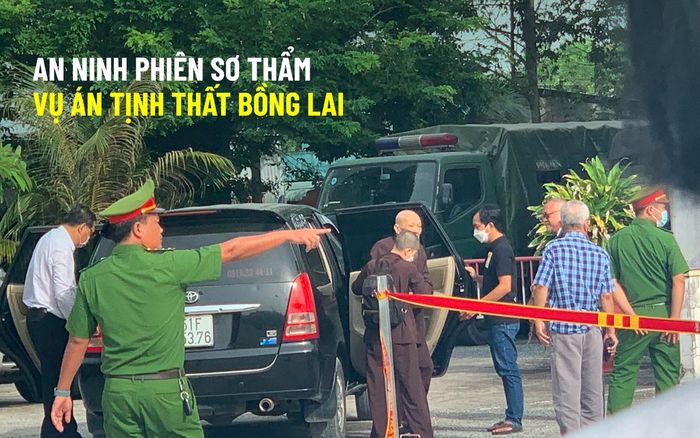 An ninh phiên sơ thẩm vụ án Tịnh thất Bồng Lai được thắt chặt