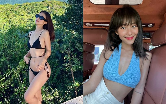 Khả Ngân 'thiêu đốt' ánh nhìn với bikini hai mảnh