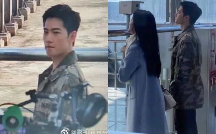 Dương Dương và Vương Sở Nhiên lộ cảnh tình tứ trong phim mới, chỉ bóng lưng cũng thấy đẹp đôi