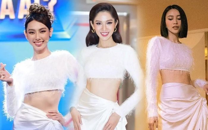 Đỗ Nhật Hà đụng hàng váy khoe eo cùng Thùy Tiên và Ninh Dương Lan Ngọc