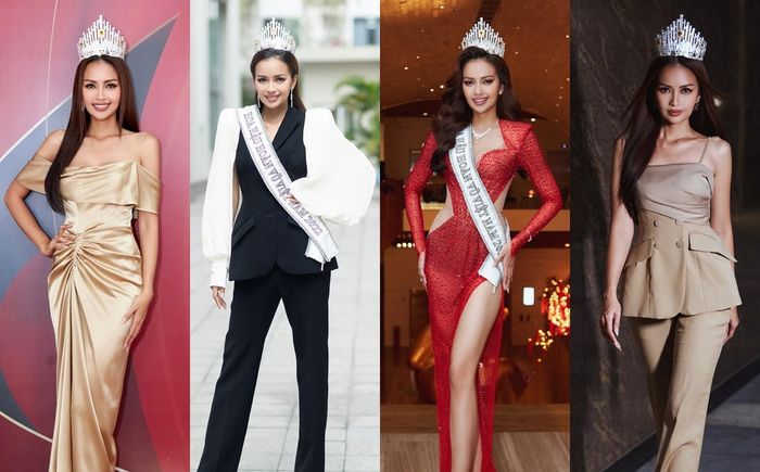 Gu thời trang của Ngọc Châu sau 1 tuần đăng quang: Lúc thanh lịch, khi thì gợi cảm khoe eo thon