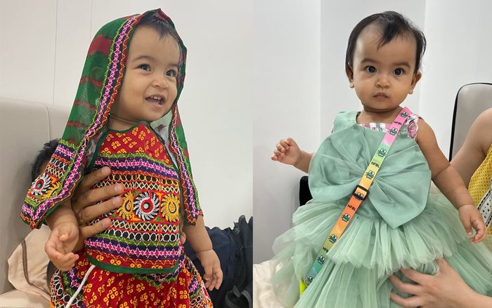 Con gái Võ Hạ Trâm hóa thân thành 'thần tiên tỷ tỷ' phiên bản Ấn Độ