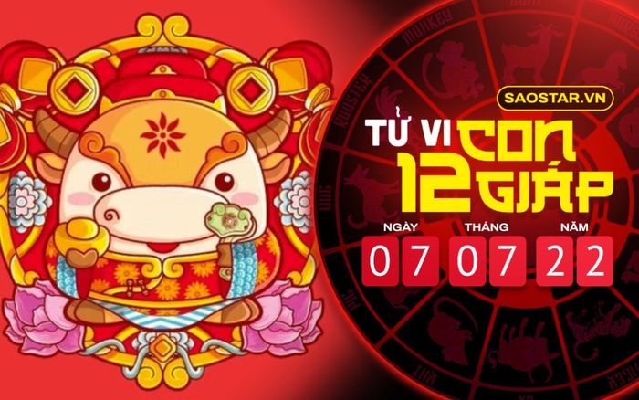 Tử vi hôm nay thứ 5 ngày 7/7/2022 của 12 con giáp: Sửu đề phòng tai họa, Mùi cảnh giác trước tiểu nhân
