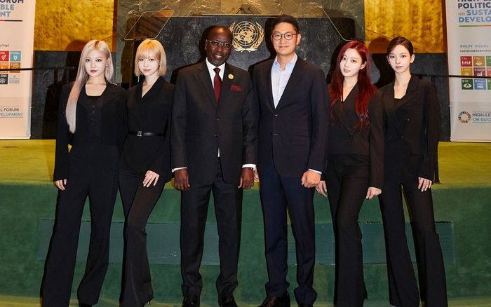 Màn phát biểu của aespa tại Diễn đàn Cấp cao về Phát triển bền vững của Liên Hợp Quốc