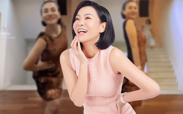 Đu trend 'lượn sóng' khoe nhan sắc và vóc dáng, Thu Minh 'khóc nấc' khi spotlight lại không phải mình