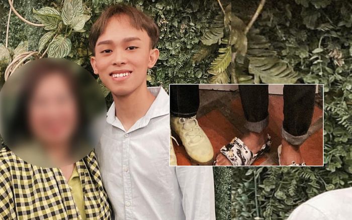 Hồ Văn Cường chụp ảnh cùng fan trong hậu trường, dân mạng xôn xao khi nhìn vào đôi dép của nam ca sĩ