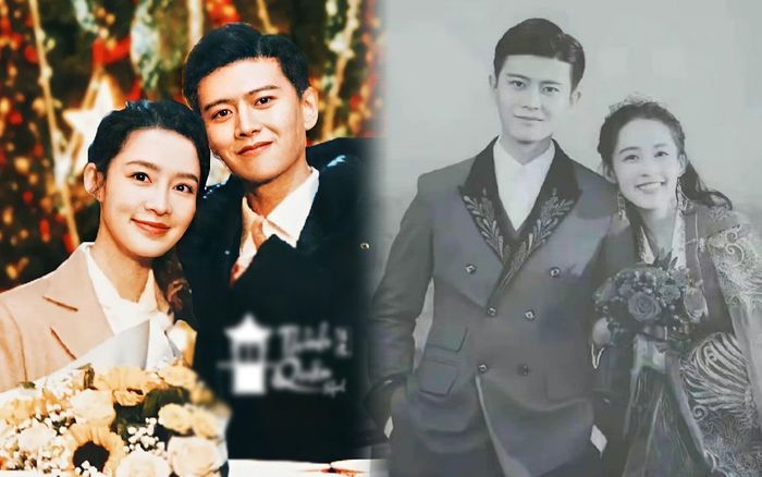 Ảnh cưới đen trắng của Nhậm Gia Luân và Lý Thấm trong Thỉnh Quân gây sốt vì quá đẹp đôi