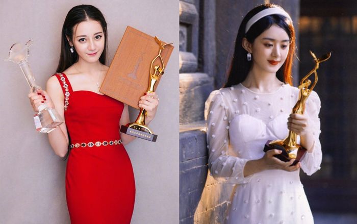 Cùng cầm cúp Kim Ưng, Triệu Lệ Dĩnh được khen hết lời, Địch Lệ Nhiệt Ba lại bị chê