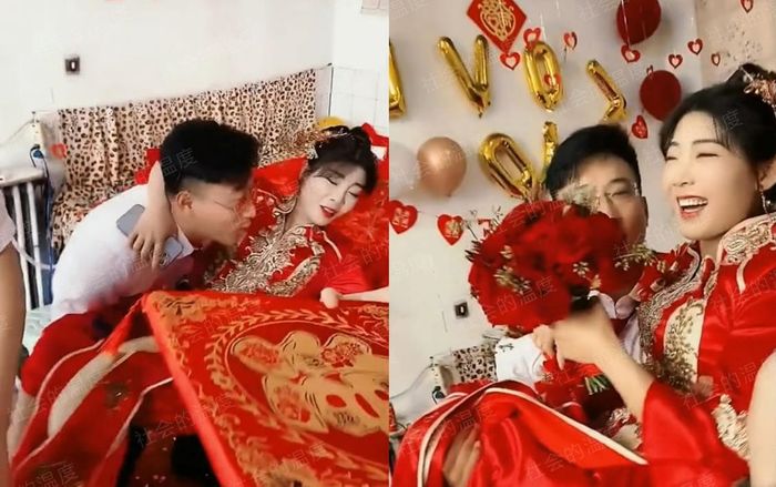 Chú rể loay hoay không bế nổi cô dâu nhưng lại có một phản ứng nhỏ làm xóa tan không khí gượng gạo
