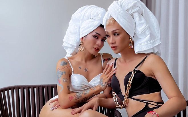 Makeup lồng lộn, diện bikini 'đốt mắt' bên BB Trần, Hải Triều khiến fan 'té xỉu' khi thú nhận một điều