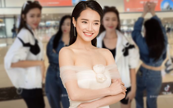 Thúy Ngân - Nhã Phương nhảy nhót trend Tik Tok, 'mẹ 1 con' gây chú ý trước nhan sắc và vòng eo 'con kiến'