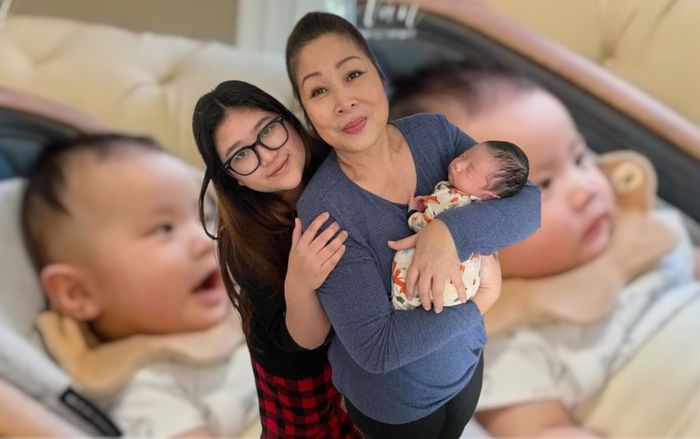 Cháu ngoại 7 tháng tuổi của NSND Hồng Vân thích thú khi được nghe hát hò Nam Bộ