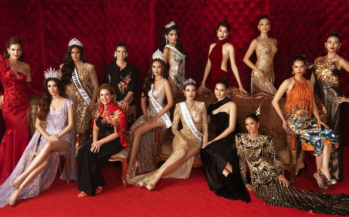 Dàn hoa hậu quốc tế đọ sắc lung linh với người đẹp Việt Nam