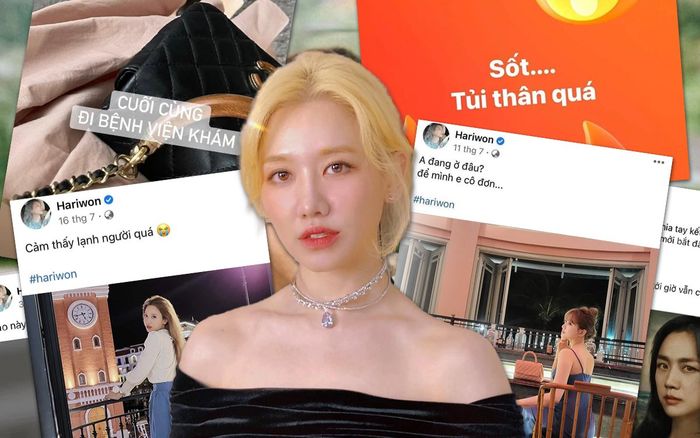 Hari Won dạo gần đây thường xuyên đăng ảnh tâm trạng, còn công khai tiết lộ đang 'cô đơn'