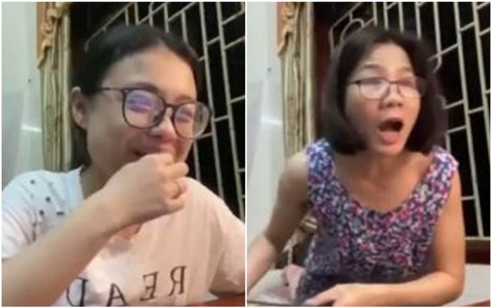 Cùng con gái tra cứu điểm thi đại học, người mẹ có biểu cảm khiến dân mạng cười ngất