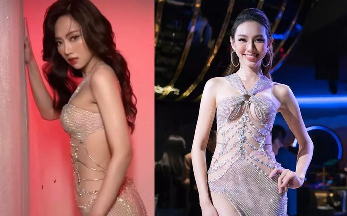 Lê Bống lại 'mạo hiểm' diện váy cắt xẻ của Thùy Tiên, kết quả gây bất ngờ