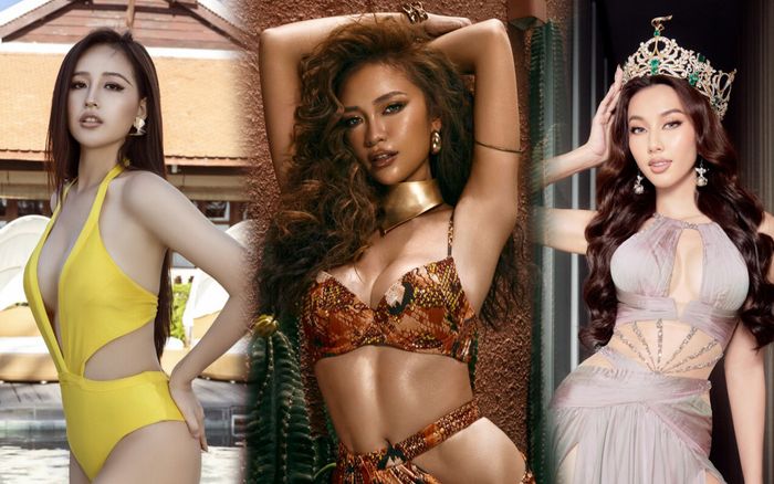 Những nàng hậu chăm khoe 'cặp tuyết lê' khổ lớn