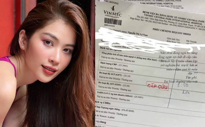 Lệ Nam đi cấp cứu lúc nửa đêm, chuyện gì đã xảy ra?