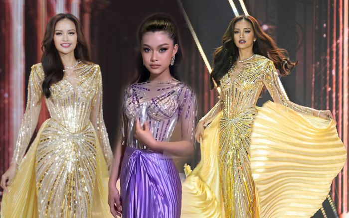 Thí sinh hoa hậu Campuchia 'sao y bản chính' váy của Ngọc Châu: Chắc xin vía để xuất khẩu Miss Universe