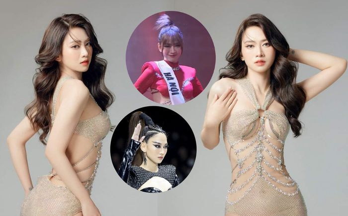 Lê Bống 'ngoan hiền lạ thường' với váy dạ hội xuyên thấu: Đủ trình đội vương miện chưa?