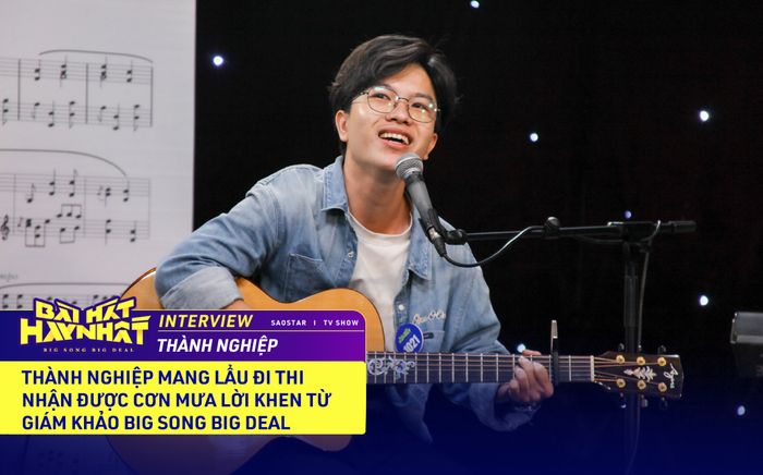 Thành Nghiệp 'mang lẩu' đi thi nhận được 'cơn mưa' lời khen từ giám khảo Big Song Big Deal