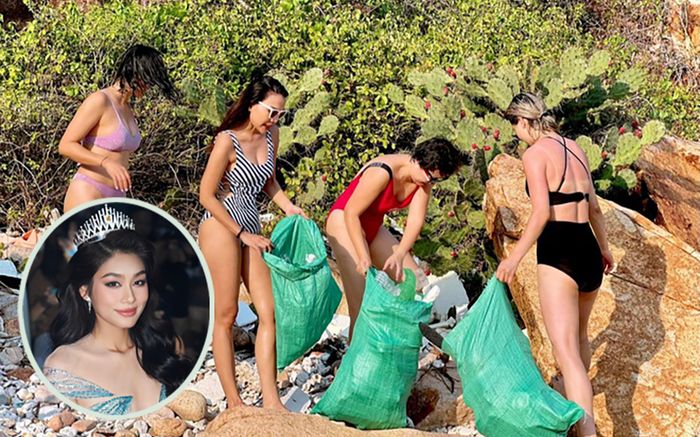 Á hậu Thảo Nhi Lê lên tiếng về việc du khách mặc bikini nhặt rác: 'Nhi thấy không có gì là sai'