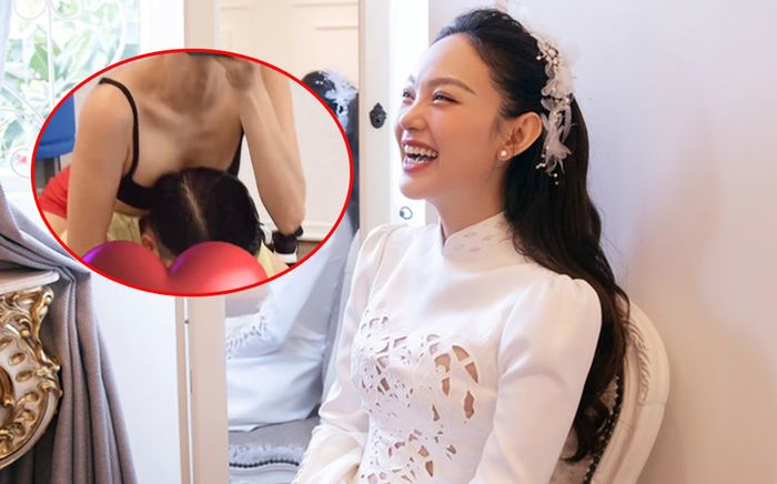 Vừa cưới chưa bao lâu, Minh Hằng bất ngờ tung ảnh 'đè đầu cưỡi cổ' chồng