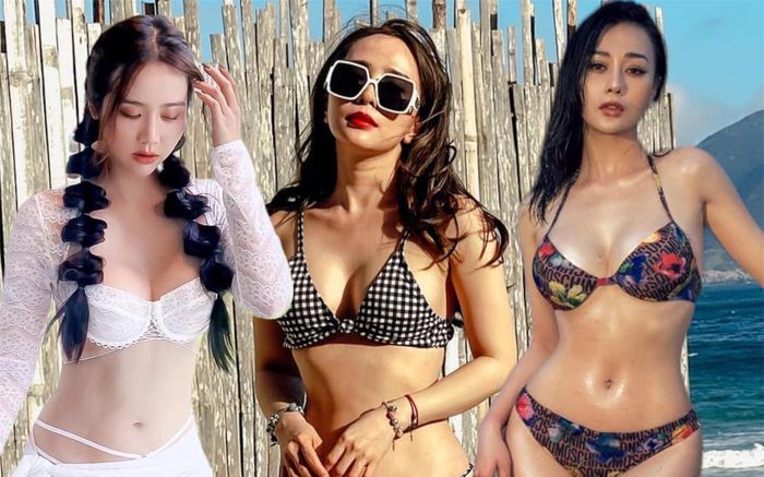 Mỹ nữ VTV khoe body bốc lửa với bikini, Phương Oanh và Huyền Lizzie 'bất phân thắng bại'