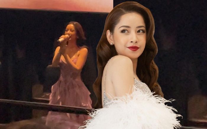 Chi Pu bị bệnh, giọng khàn như Hồ Ngọc Hà tại họp báo