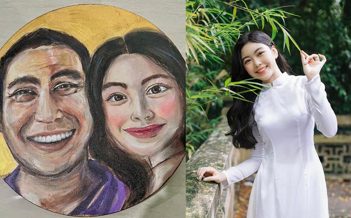 Xúc động trước bức tranh vẽ tay con gái tặng Quyền Linh kèm lời nhắn ý nghĩa