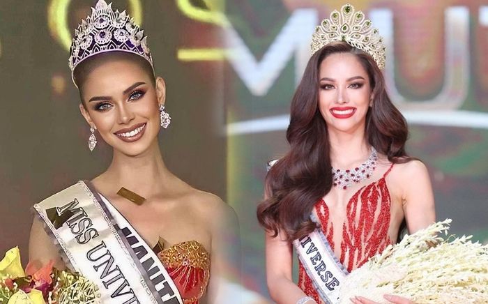 Nhan sắc lai Tây của hai Hoa hậu Hoàn vũ Campuchia và Thái Lan khiến fan sắc đẹp đại chiến