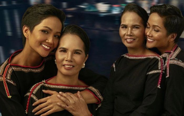 Vừa xây nhà nay H'Hen Niê lại mang cả cọc tiền về báo hiếu bố mẹ