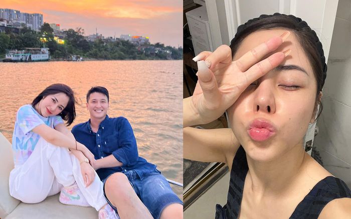 Bạn gái Huỳnh Anh tự tin khoe mặt mộc, bất chấp nếp nhăn, tàn nhang, da lão hóa tuổi U40