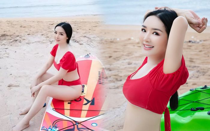Ở tuổi 51, Hoa hậu Đền Hùng Giáng My vẫn diện bikini khoe body cực 'cháy'