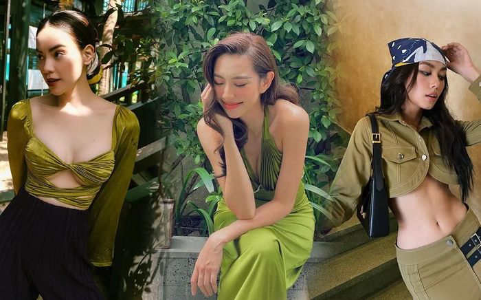 Khi mỹ nhân Vbiz diện đồ xanh lá: Thùy Tiên đằm thắm, Lê Thảo Nhi 'chất như nước cất'